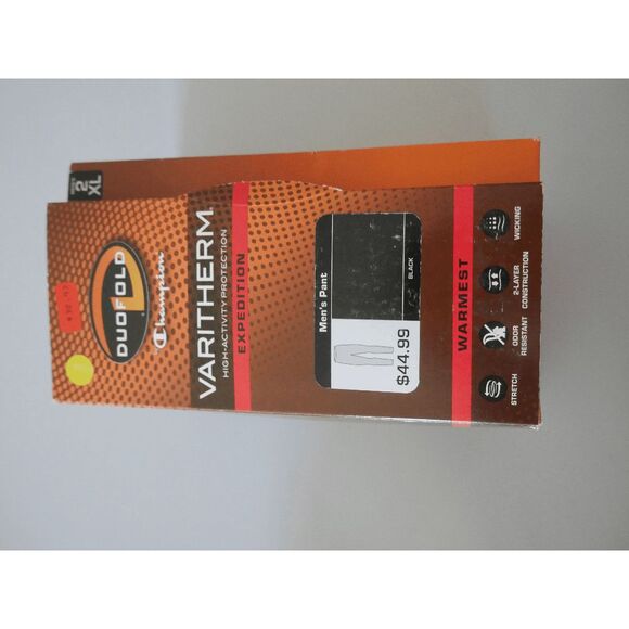 Champion Men's Duofold Varitherm Expedition Pants Thermals Protection Black 2XL - Picture 5 of 9